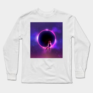 Disappear in a black hole Long Sleeve T-Shirt